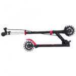 Globber Flow Element Junior Lights Scooter Black Red