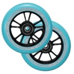 Envy 100mm Scooter Wheels Black Teal