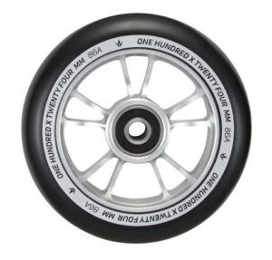 Envy 100mm Scooter Wheels Silver Black