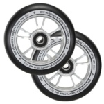 Envy 100mm Scooter Wheels Silver Black
