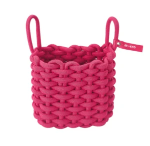 Micro Woven Cotton Scooter Basket Pink