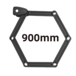 Etook Folding Locatable Hardened Steel Code Lock4