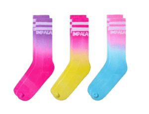 Impala Stripe Socks 3 Pack Tropicana