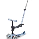Micro Rock Go Mini Deluxe Led 3 Wheel Scooter Ocean Slate