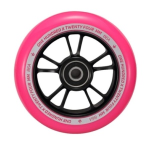 Envy 100mm Scooter Wheels Black Pink