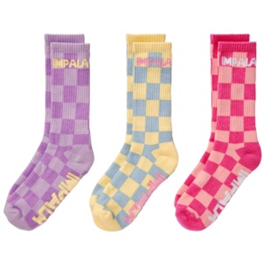 Impala Skate Socks 3 Pack Check