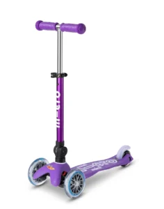 Micro Mini Deluxe Foldable 3 Wheel Scooter Purple