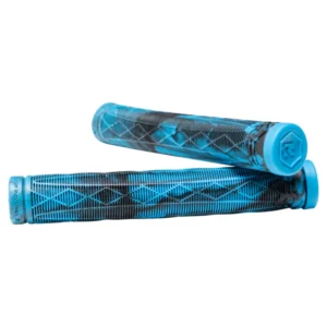 Root Industries Fractal Scooter Grips Blue Black