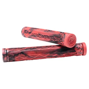 Root Industries Fractal Scooter Grips Red Black