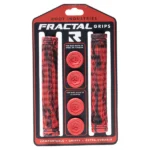 Root Industries Fractal Scooter Grips Red Black1