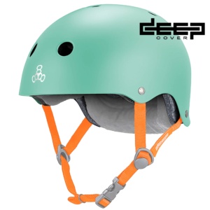 Triple 8 Deep Cover Helmet Mint Matte