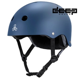 Triple 8 Deep Cover Helmet Navy Matte