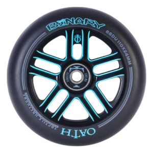 Oath Binary 110mm Scooter Wheels Black Blue