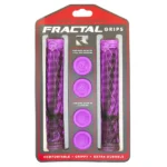 Root Industries Fractal Scooter Grips Purple Black