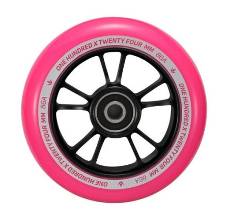 Envy 100mm Scooter Wheels Black Pink