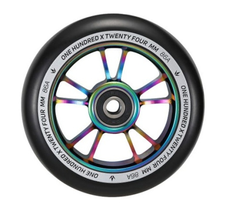 Envy 100mm Scooter Wheels Oil Slick Black