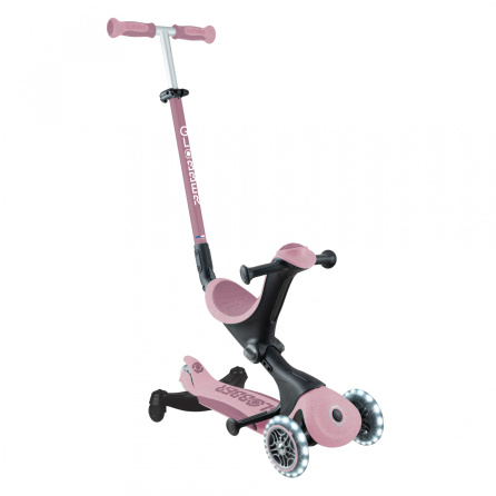 Globber Go Up Deluxe Ecologic Lights 360 3 Wheel Scooter Berry
