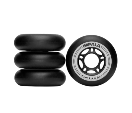 Impala Inline Skate Wheels Black