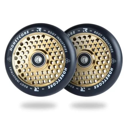 Root Industries Honeycore 110mm Scooter Wheels Black Gold