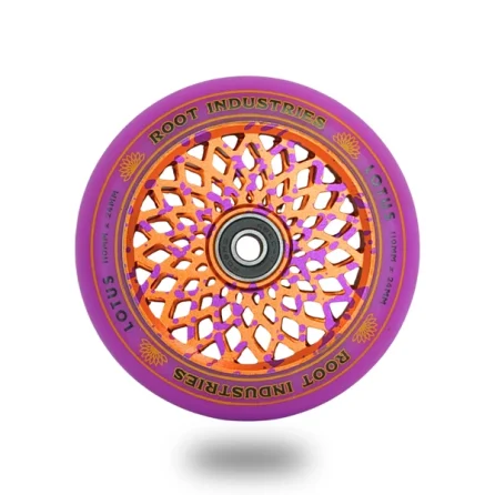 Root Industries Lotus 110mm Scooter Wheels Purple Burnt Orange