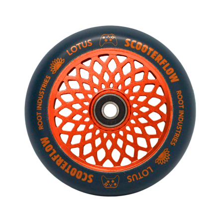 Root Industries X Scooter Flow Lotus 110mm Scooter Wheels Blueorange
