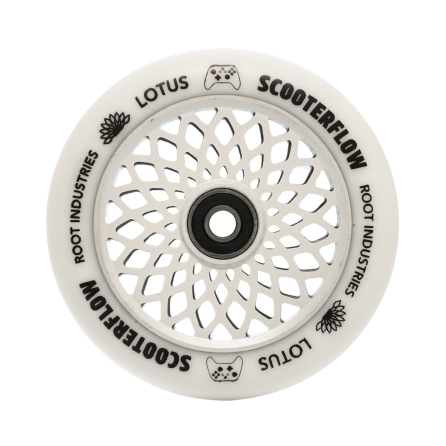 Root Industries X Scooter Flow Lotus 110mm Scooter Wheels Whitewhite