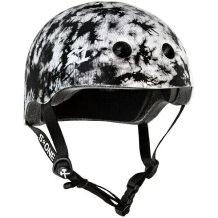 S1 Lifer Helmet Black White Tie Dye
