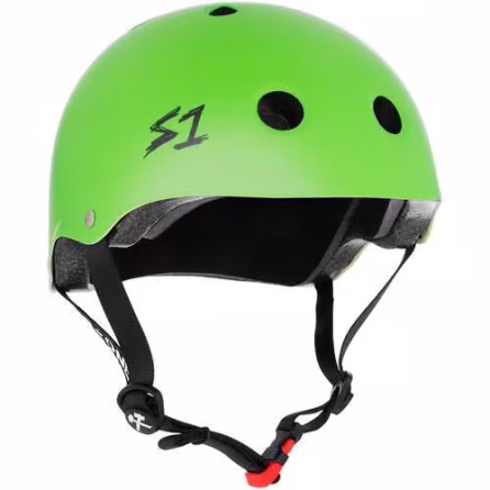 S1 Mini Lifer Helmet Bright Green Matte
