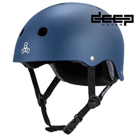 Triple 8 Deep Cover Helmet Navy Matte