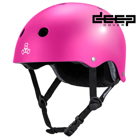 Triple 8 Deep Cover Helmet Pink Glossy
