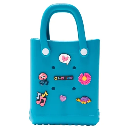 I Glide Tote Bag Turquoise